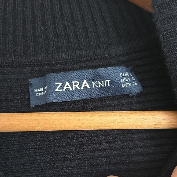 Zara Batwing Knit Sweater Size S - Picture 2 of 7